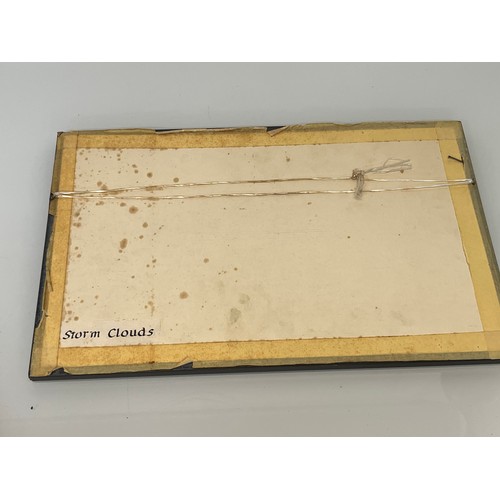 6 - Isle of Wight painting, a naive water colour of a nautical scene, an elegant yacht at speed against ... 