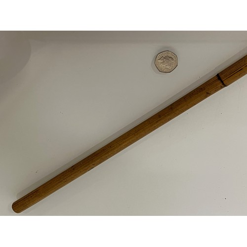 36 - Militaria, swagger stick, a bamboo baton, 61 cm long

This lot is available for in-house shipping
