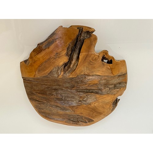 221 - Salvaged timber section, turned into a storage bowl, 40 cm in dia.

This lot is available for in-hou... 