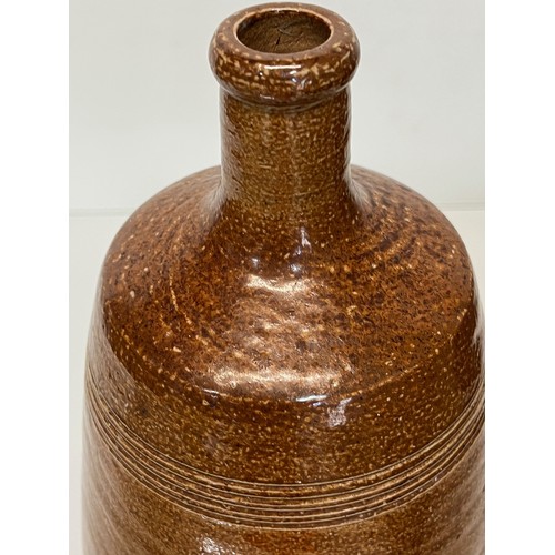 296 - Art pottery salt glazed stone wear vase. 34 cm high and 15 cm in diameter.

This lot is available fo... 