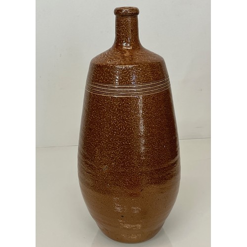 296 - Art pottery salt glazed stone wear vase. 34 cm high and 15 cm in diameter.

This lot is available fo... 