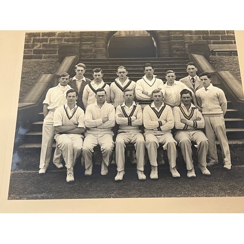 301 - Sporting memorabilia, large team photographs photographs of University of Birmingham cricket eleven ... 