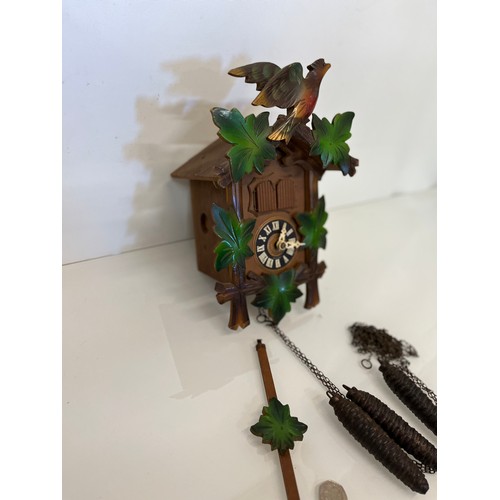 304 - A Mid Century Happy Wanderer Cuckoo Clock with a Thorens movement.

This lot is available for in-hou... 