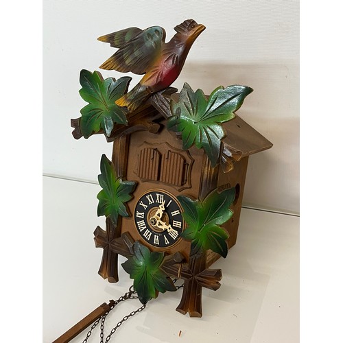 304 - A Mid Century Happy Wanderer Cuckoo Clock with a Thorens movement.

This lot is available for in-hou... 