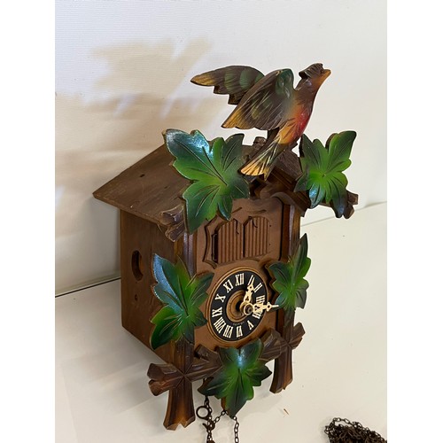 304 - A Mid Century Happy Wanderer Cuckoo Clock with a Thorens movement.

This lot is available for in-hou... 