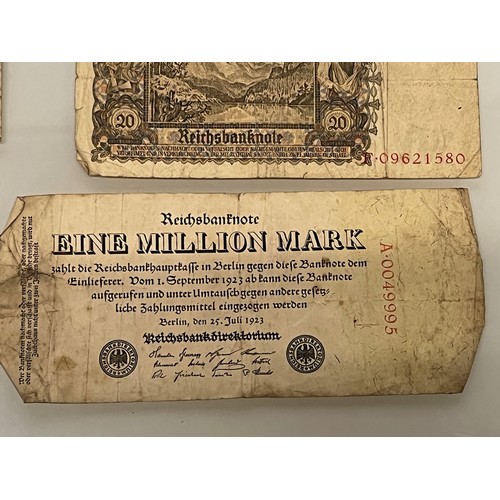 172 - Bank notes, 1914 – 1920’s, a collection of German bank notes etc.

This lot is available for in-hous... 