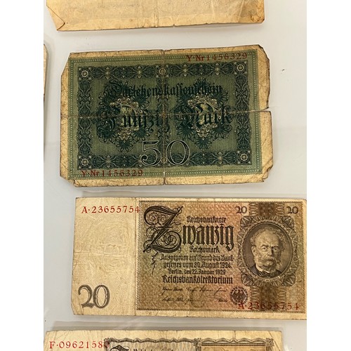 172 - Bank notes, 1914 – 1920’s, a collection of German bank notes etc.

This lot is available for in-hous... 