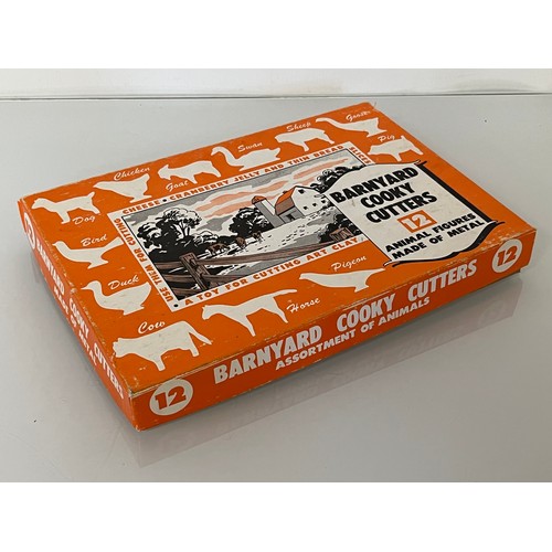 250 - Kitchenalia, boxed set of Farm Yard Amimals themed cookie cutters.

This lot is available for in-hou... 