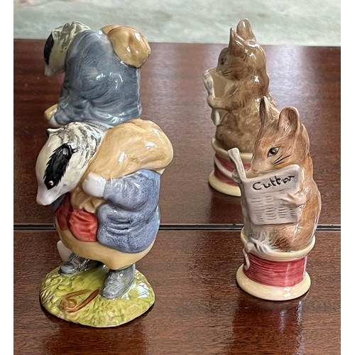 293 - Royal Albert Beatrix Potter figurine of Taylor of Gloucester and Tommy Brock.

This lot is available... 