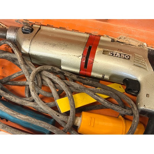 192 - A cased Metabo Bohrhammer 116, from a large collection of wood working and other tools.

This lot is... 