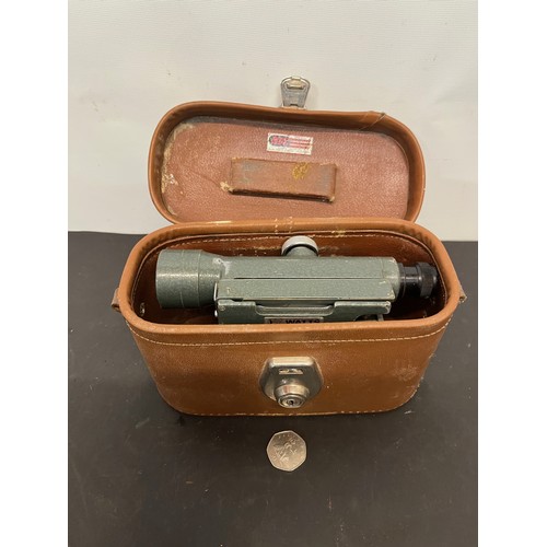 205 - Cased surveyors levelling tool  by Watts.

This lot is available for in-house shipping