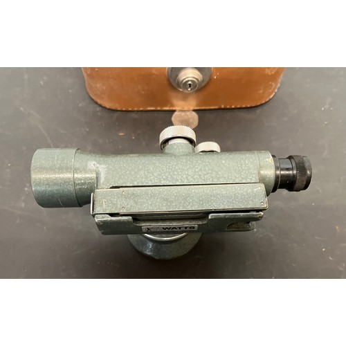 205 - Cased surveyors levelling tool  by Watts.

This lot is available for in-house shipping