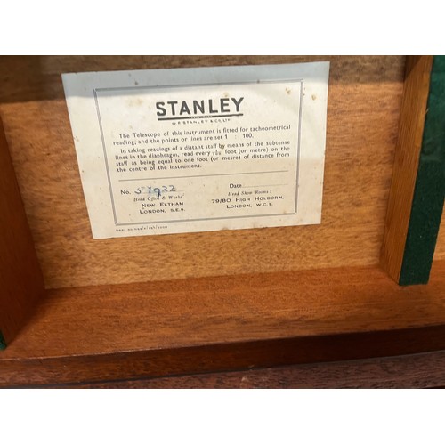 206 - Tools, from a large collection of wood working and engineering tools, a cased Stanley Dumpy Level. B... 