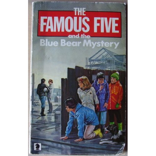 143 - Enid Blyton, The Famous Five, an original book cover painting for The Famous Five in the Blue Bear M... 