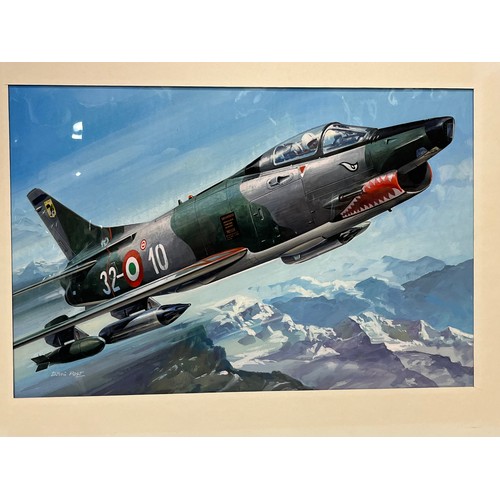 152 - Airfix and Matchbox model kit entusiasts, original cover artwork, Italian military aircraft, a paint... 