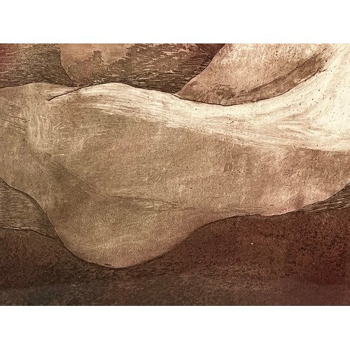 108 - Signed limited edition print, study of a naked female, 58cm x 51 cm.

This lot is collection only