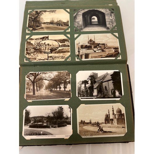 317 - A family collection of over 300 mostly early C20th postcards in a large album and additional loose e... 