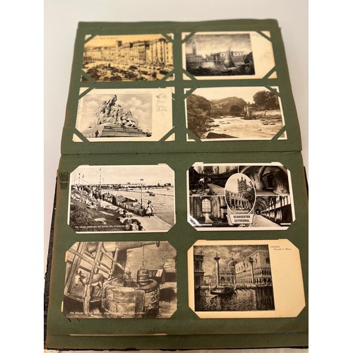 317 - A family collection of over 300 mostly early C20th postcards in a large album and additional loose e... 