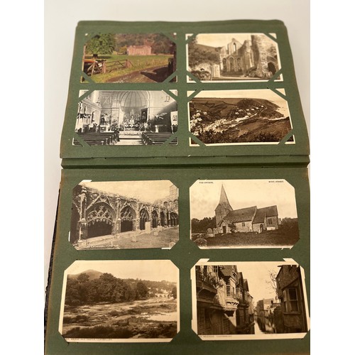 317 - A family collection of over 300 mostly early C20th postcards in a large album and additional loose e... 