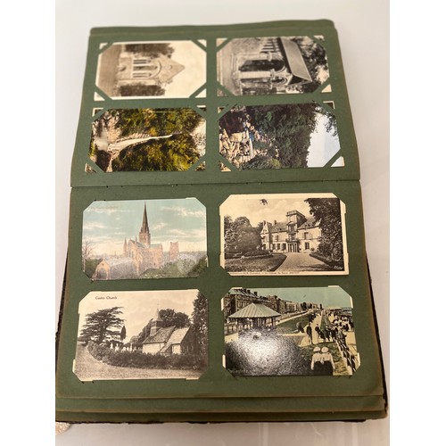 317 - A family collection of over 300 mostly early C20th postcards in a large album and additional loose e... 