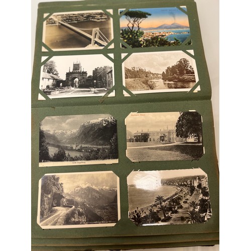 317 - A family collection of over 300 mostly early C20th postcards in a large album and additional loose e... 