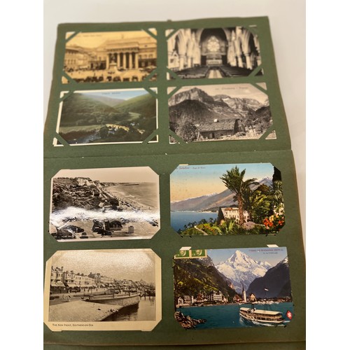 317 - A family collection of over 300 mostly early C20th postcards in a large album and additional loose e... 