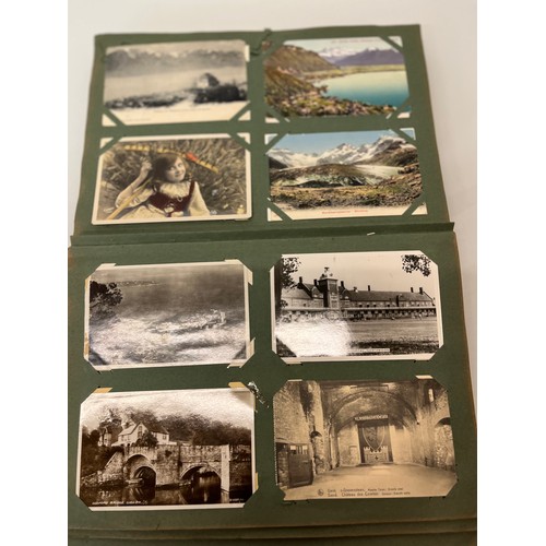 317 - A family collection of over 300 mostly early C20th postcards in a large album and additional loose e... 