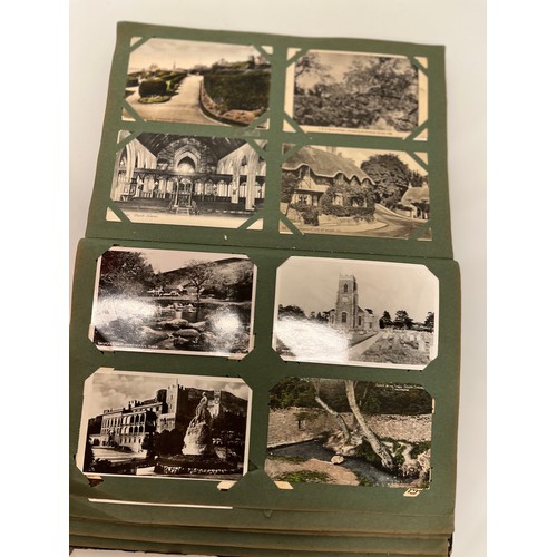 317 - A family collection of over 300 mostly early C20th postcards in a large album and additional loose e... 