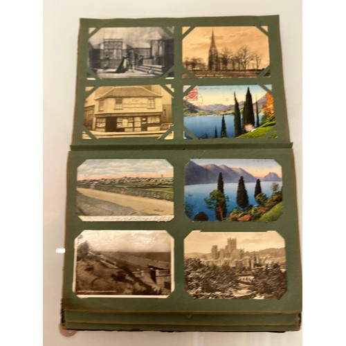 317 - A family collection of over 300 mostly early C20th postcards in a large album and additional loose e... 