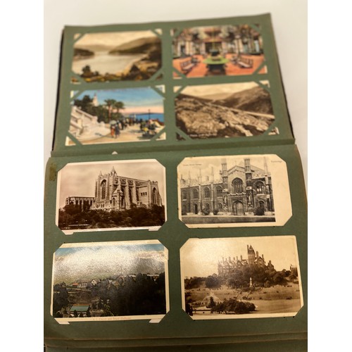 317 - A family collection of over 300 mostly early C20th postcards in a large album and additional loose e... 