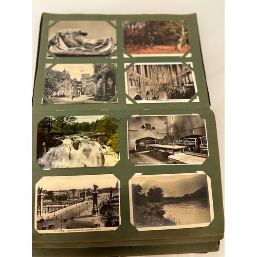 317 - A family collection of over 300 mostly early C20th postcards in a large album and additional loose e... 