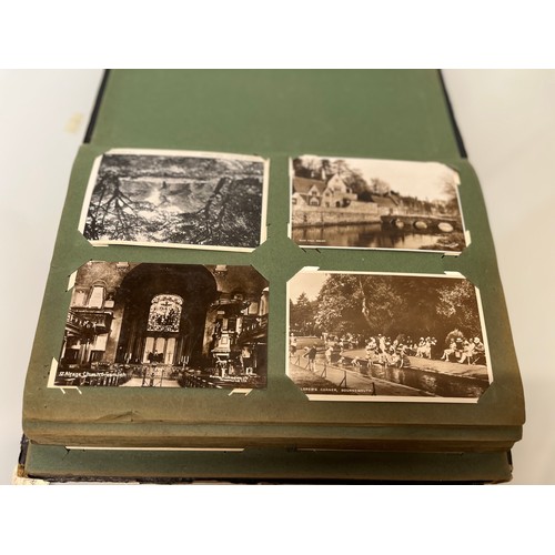 317 - A family collection of over 300 mostly early C20th postcards in a large album and additional loose e... 