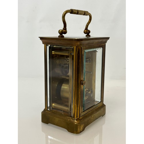 318 - C20th carriage clock, by the Royal Clockmaker, Dyson of Windsor, working.

This lot is available for... 