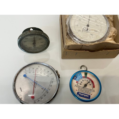 319 - A collection of thermometers with circular dials. 11 in all.

This lot is available for in-house shi... 