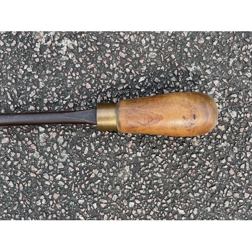 331 - A large early C20th screwdriver 25 ½ inches long.

This lot is available for in-house shipping