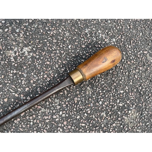 331 - A large early C20th screwdriver 25 ½ inches long.

This lot is available for in-house shipping