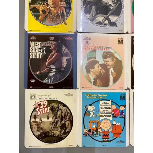 338 - Films and Movie home entertainment, a collection of 12 1980s Original Laserdiscs (Some Sealed). PAL ... 