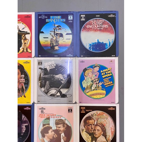 338 - Films and Movie home entertainment, a collection of 12 1980s Original Laserdiscs (Some Sealed). PAL ... 