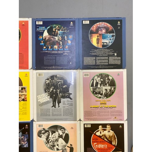 338 - Films and Movie home entertainment, a collection of 12 1980s Original Laserdiscs (Some Sealed). PAL ... 