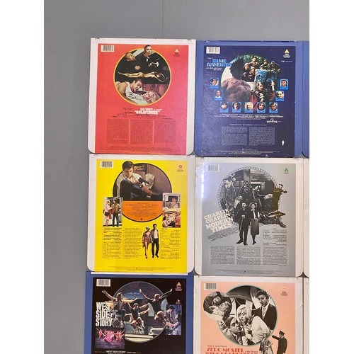 338 - Films and Movie home entertainment, a collection of 12 1980s Original Laserdiscs (Some Sealed). PAL ... 