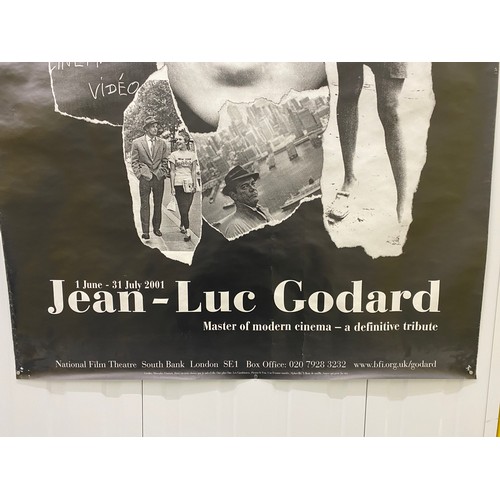 350 - A Collection of 3 Rare Jean Luc Godard Film Posters 

1. Unreleased Promotional Cinema Poster. Godar... 