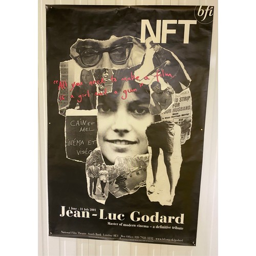 350 - A Collection of 3 Rare Jean Luc Godard Film Posters 

1. Unreleased Promotional Cinema Poster. Godar... 