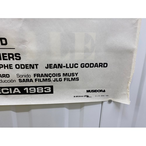 350 - A Collection of 3 Rare Jean Luc Godard Film Posters 

1. Unreleased Promotional Cinema Poster. Godar... 