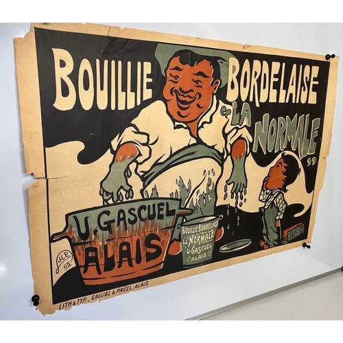 351 - 1905 poster for Bouille Bordelaise, U Gascuel, Calais, 84cm x 56.5 cm.

This lot is available for in... 