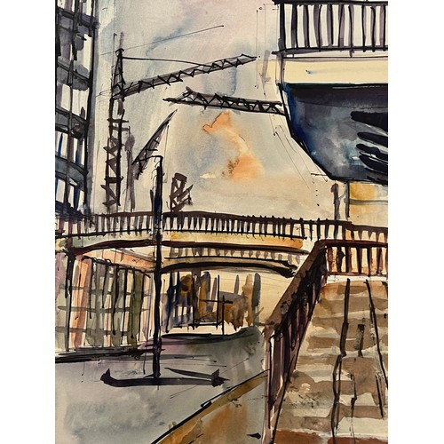 365 - Original Ink and watercolour painting of city building scape. 56 cm x 38 cm.

This lot is available ... 