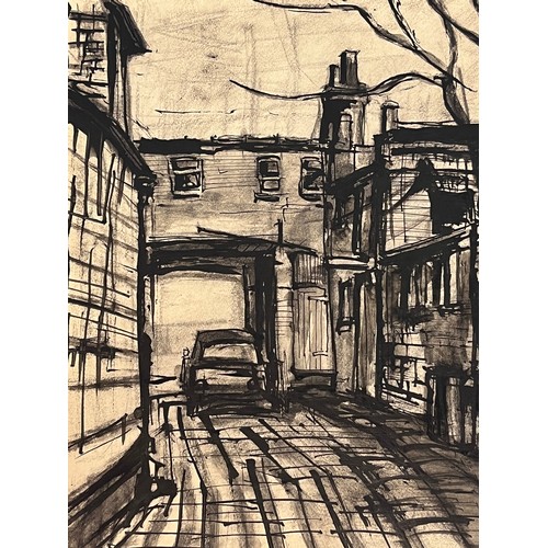 373 - Original charcoal sketch of street scene. 56 cm x 38 cm

This lot is available for in-house shipping