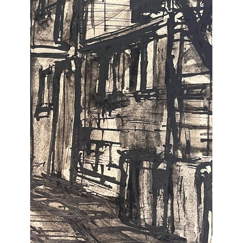 373 - Original charcoal sketch of street scene. 56 cm x 38 cm

This lot is available for in-house shipping