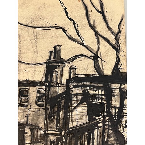 373 - Original charcoal sketch of street scene. 56 cm x 38 cm

This lot is available for in-house shipping