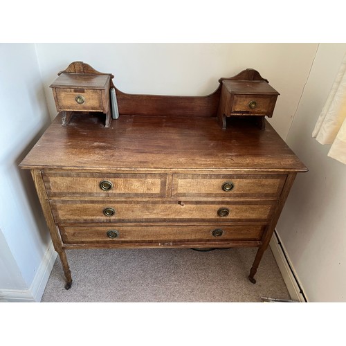 7 - Edwardian dressing table, 106 cm wide x 51 cm x 92 cm high.

This lot is collection only