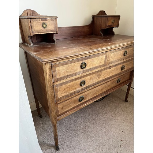 7 - Edwardian dressing table, 106 cm wide x 51 cm x 92 cm high.

This lot is collection only